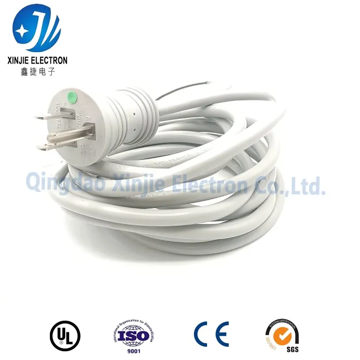 Болничен захранващ кабел със зелена точка